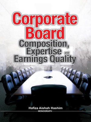 cover image of Corporate Board Composition, Expertise and Earnings Quality